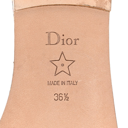Christian Dior Lurex Romance Embroidered Dway Mules Slide Sandals 36.5 Metal Multicolor 6 of 10
