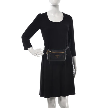 Prada Vitello Daino Belt Bag Black 3 of 9