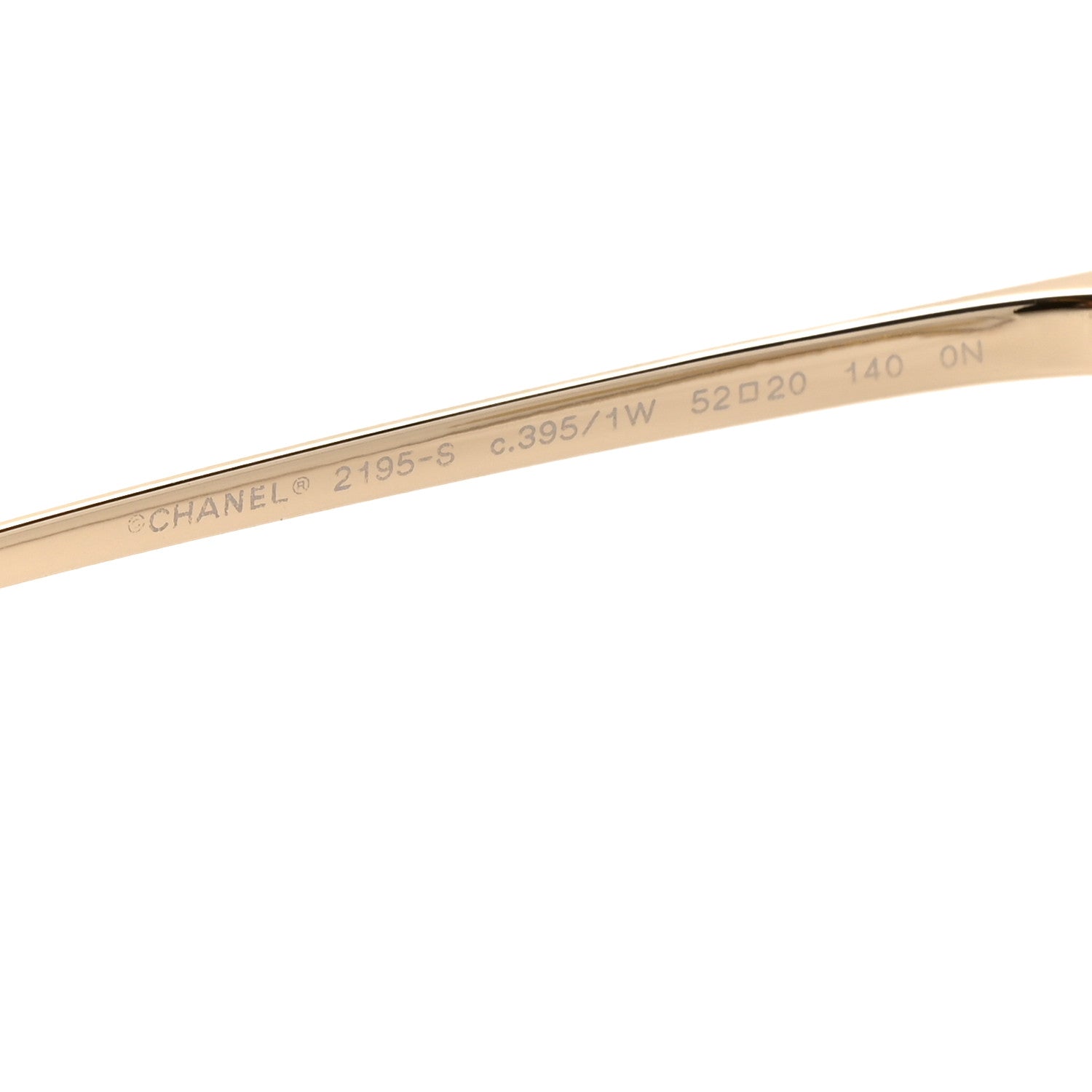Chanel Metal Removable Pearl Chain Square Eyeglasses 2195-S Silver 5 of 8