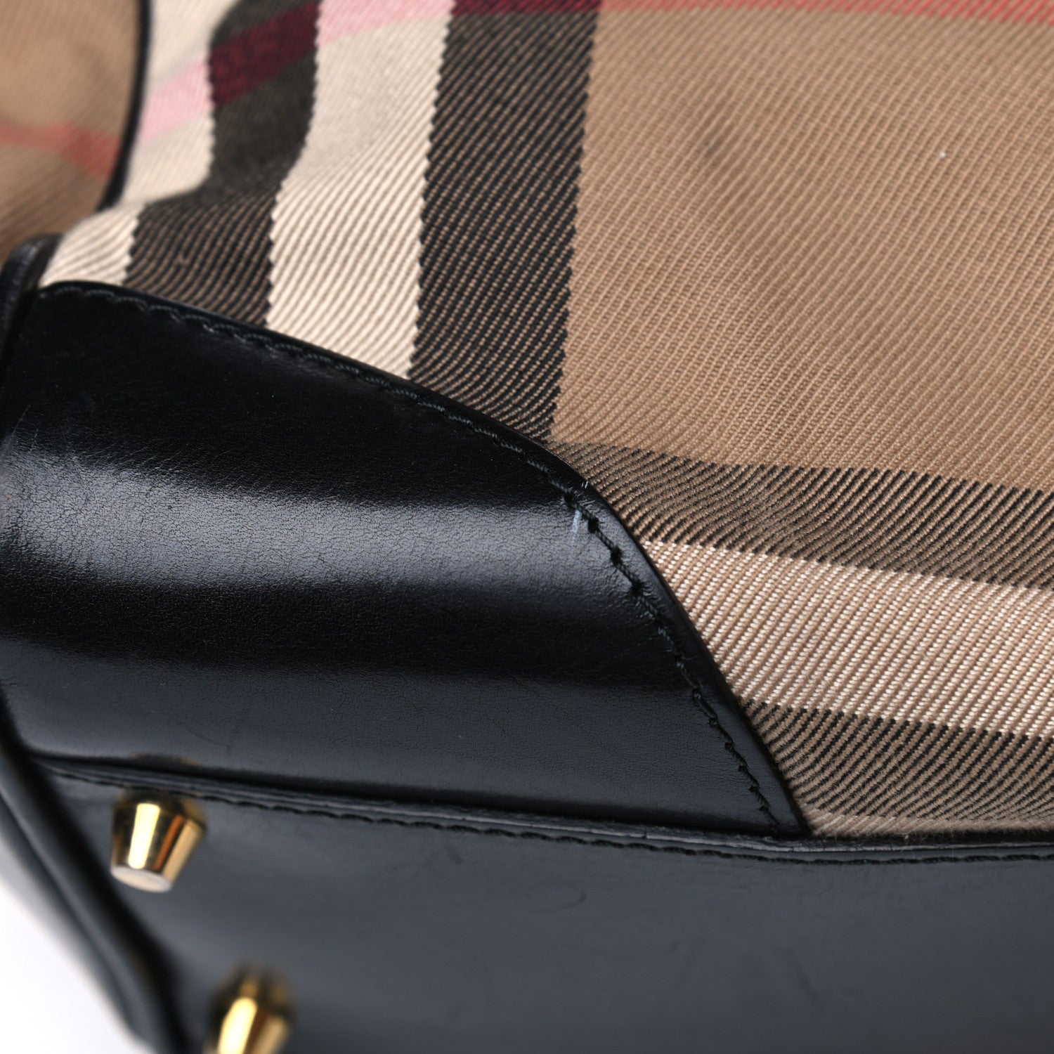 Burberry House Check Medium Canterbury Tote Black 11 of 13