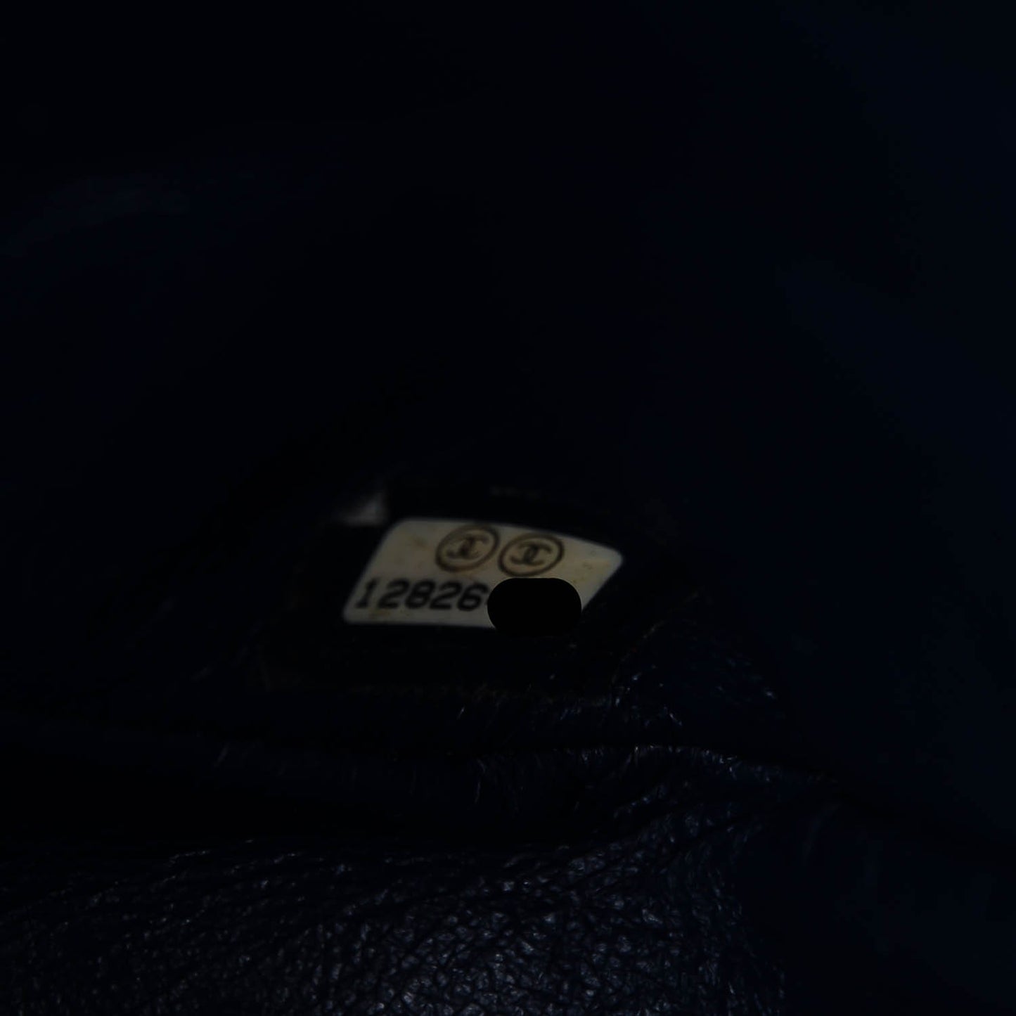 Washed Caviar Quilted Jumbo Single Flap Navy