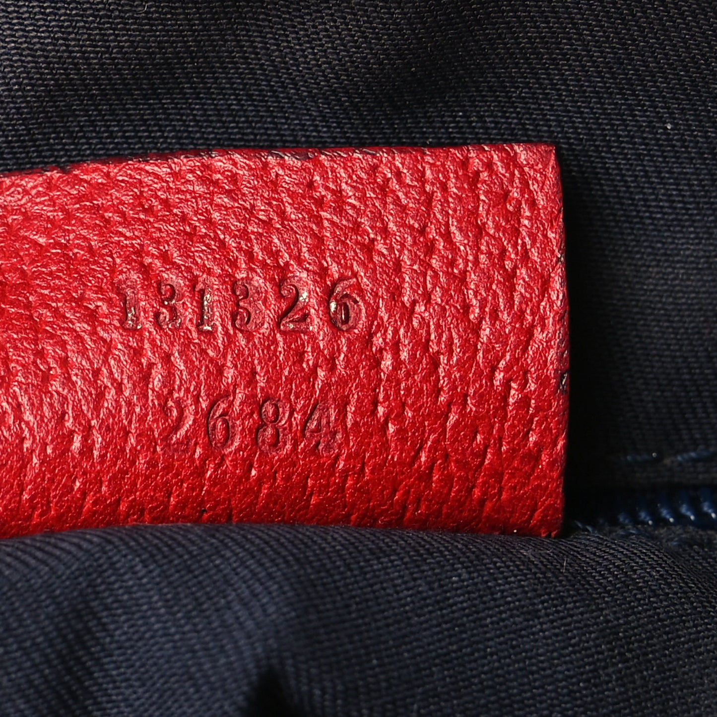 Monogram Abbey Messenger Bag Navy Red