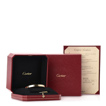 Cartier 18K Yellow Gold LOVE Bracelet 18 7 of 7