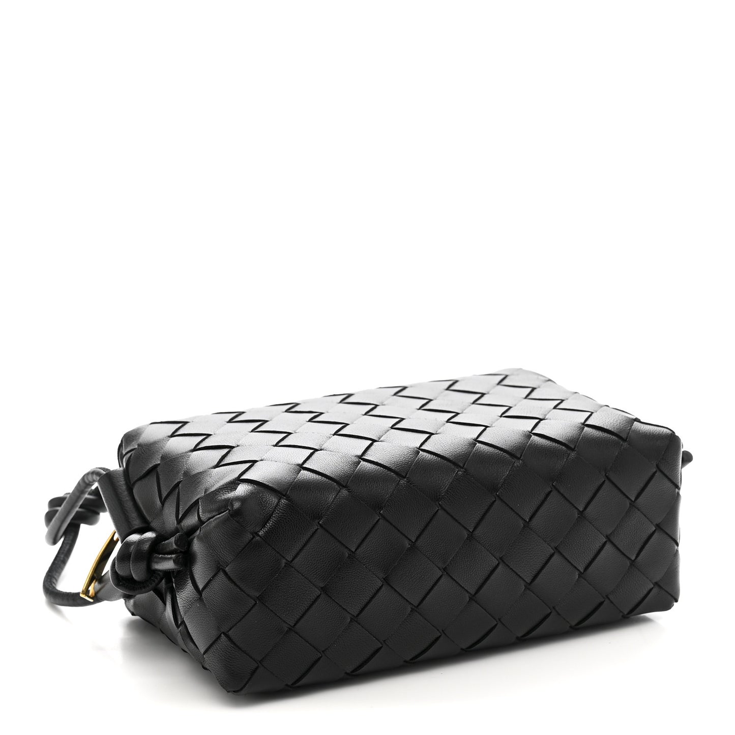 Nappa Intrecciato Mini Loop Camera Bag Black