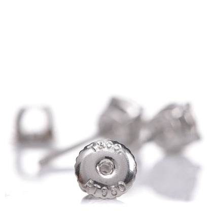 Tiffany Platinum Diamond 1ctw Round Solitaire Earrings 4 of 6