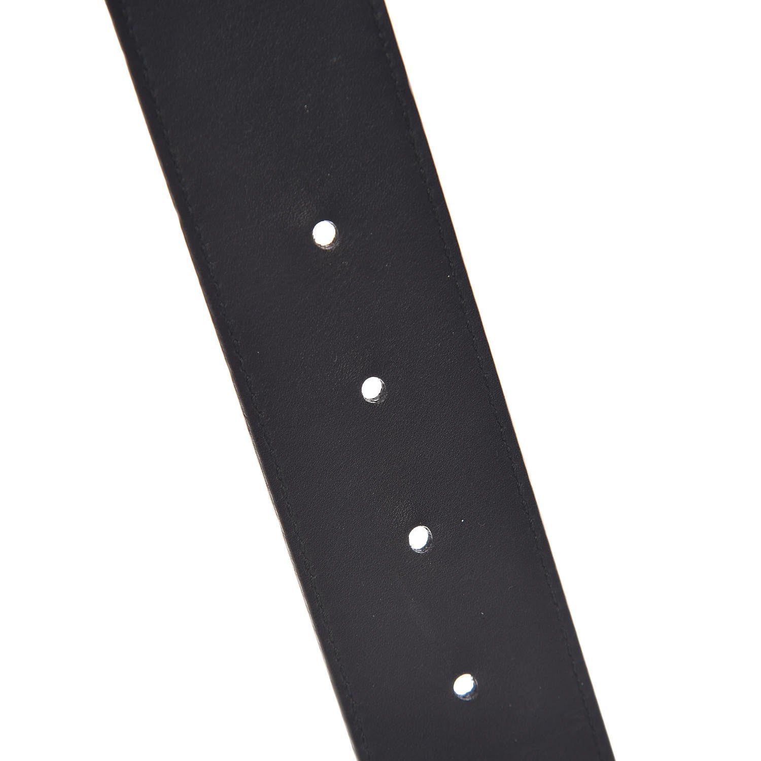 Gucci Textured Calfskin Double G 40mm Belt 100 40 Black 6 of 7