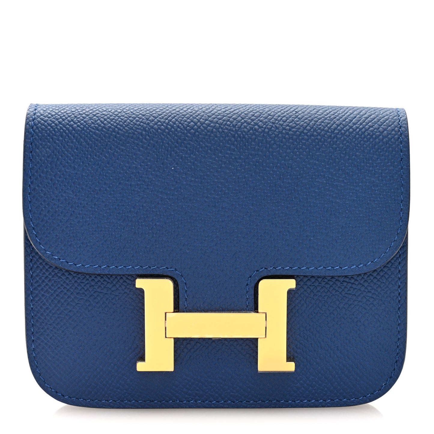 Epsom Constance Slim Wallet Bleu Tie