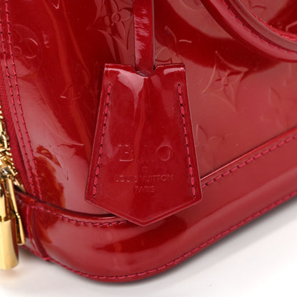 Louis Vuitton Vernis Alma BB Pomme D'Amour 9 of 9