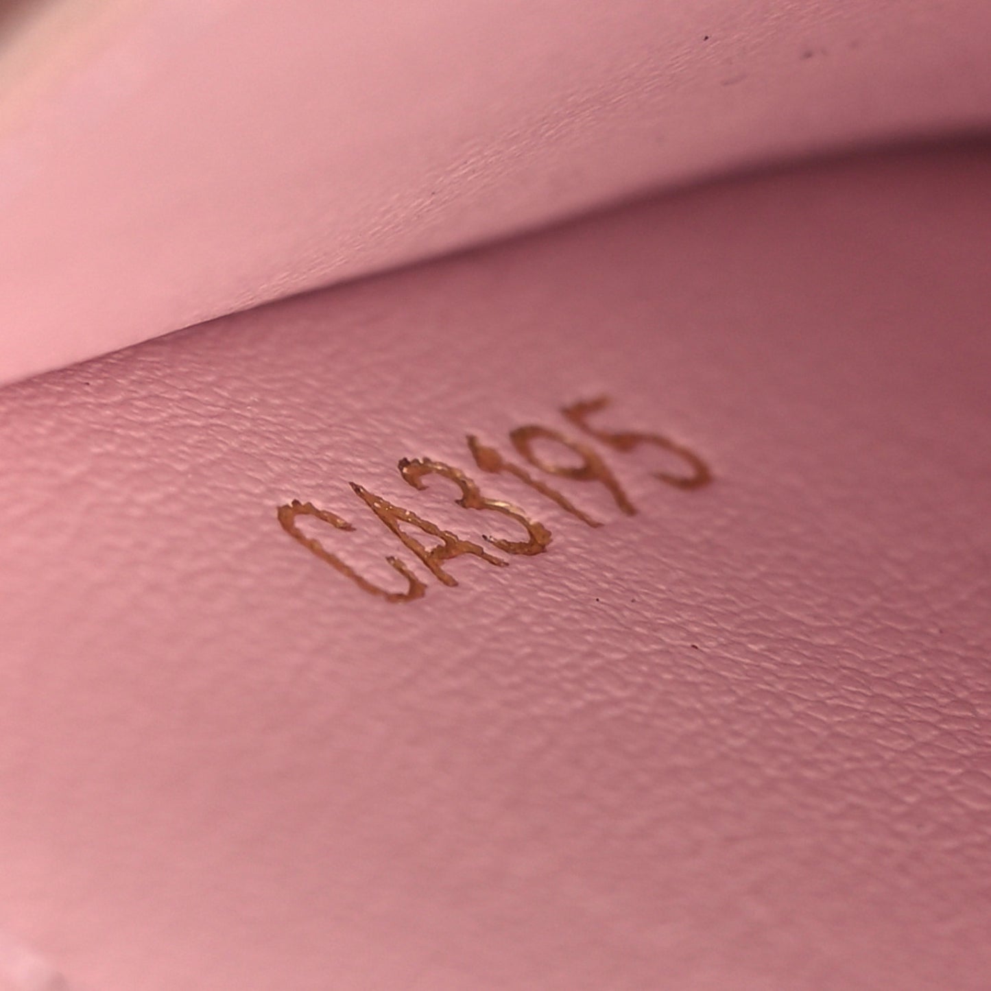 Damier Ebene Caissa Card Holder Rose Ballerine