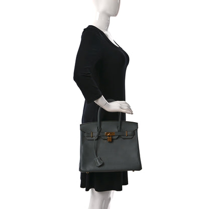 Hermes Epsom Birkin 30 Vert Amande 2 of 10