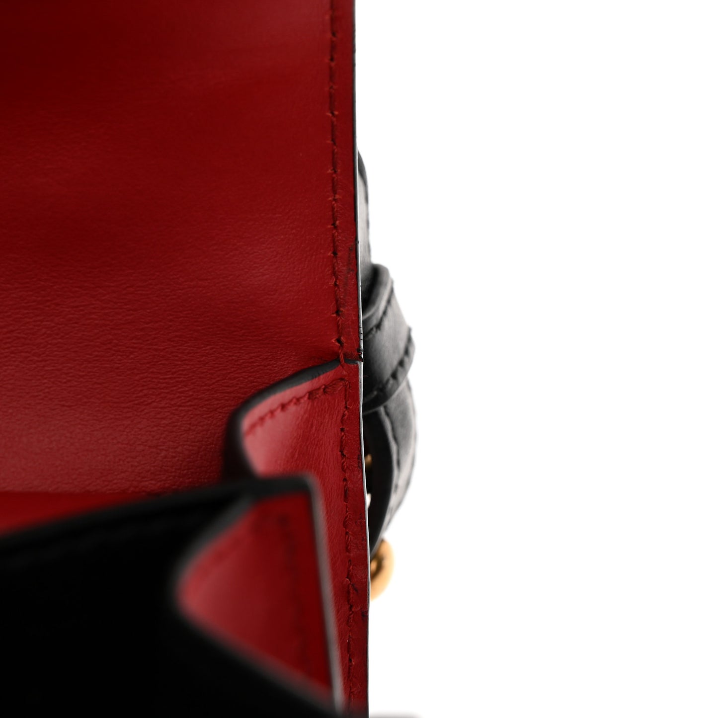 City Calfskin Saffiano Cahier Bag Fuoco Black