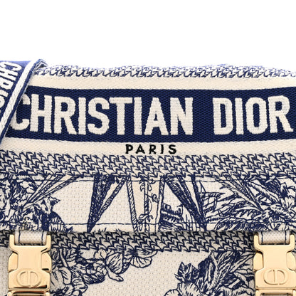 Christian Dior Canvas Embroidered Reve D'Infini Small Diorcamp Messenger  Blue 8 of 11