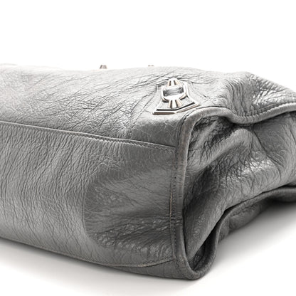 Balenciaga Agneau Silver Metallic Edge Hardware City Gris Cendre 10 of 10