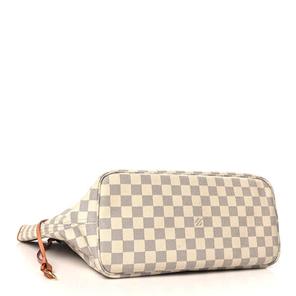 Louis Vuitton Damier Azur Neo Neverfull MM Rose Ballerine 5 of 12