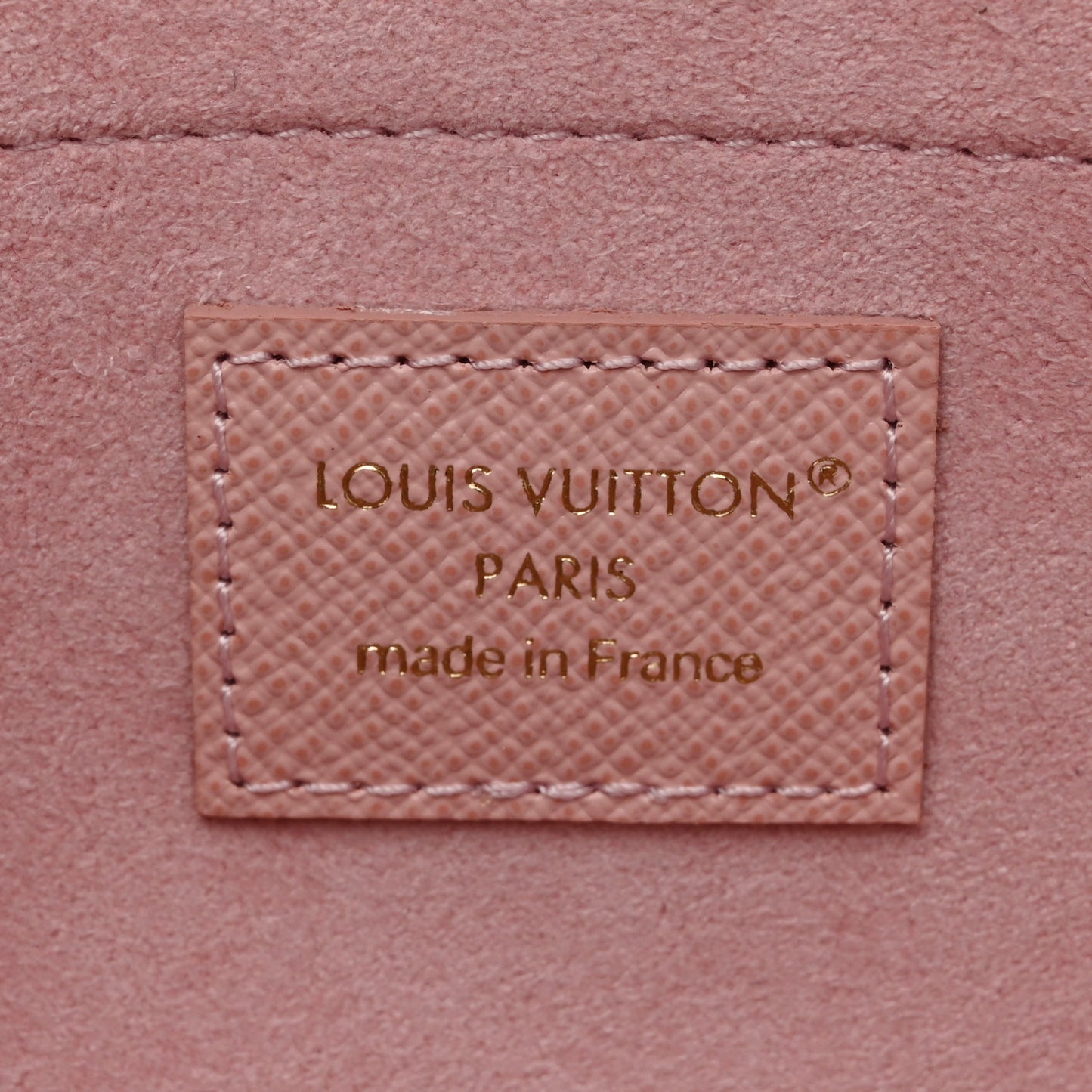 Damier Azur Pochette Felicie Chain Wallet Rose Ballerine