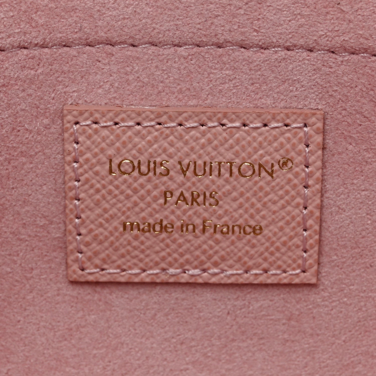 Louis Vuitton Damier Azur Pochette Felicie Chain Wallet Rose Ballerine 7 of 10