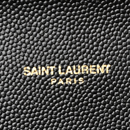Saint Laurent Grain de Poudre Mini Uptown Crossbody Bag Black 7 of 14