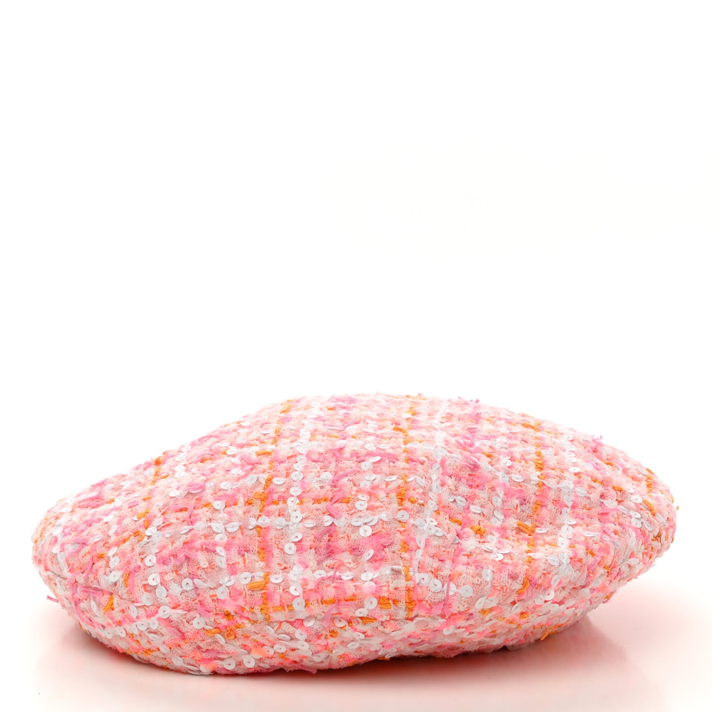 Tweed Beret M Pink