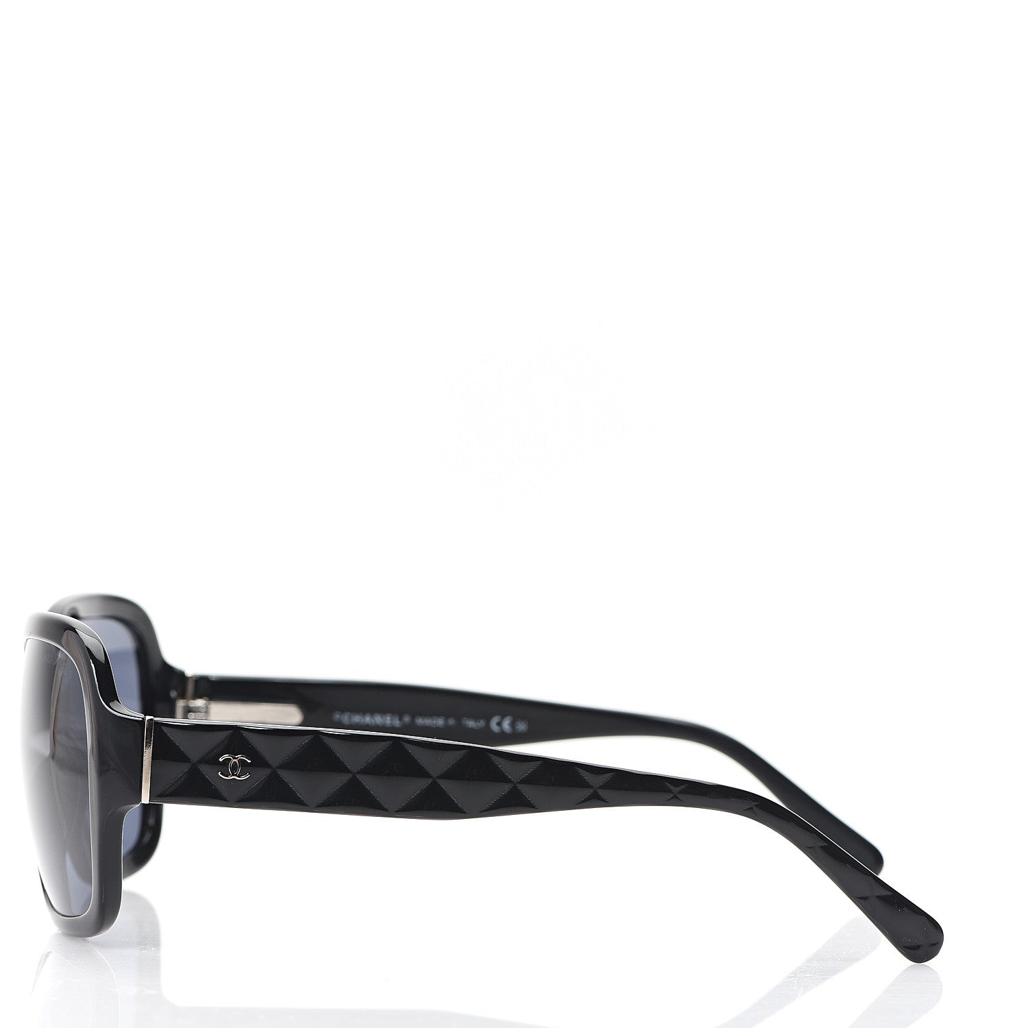 Chanel Quilted CC Sunglasses 5124 Black 3 of 7