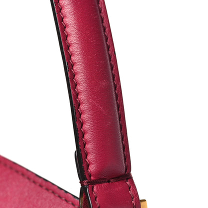 Fendi Pequin Vitello Shoulder Tote Tobacco Amarena 11 of 12