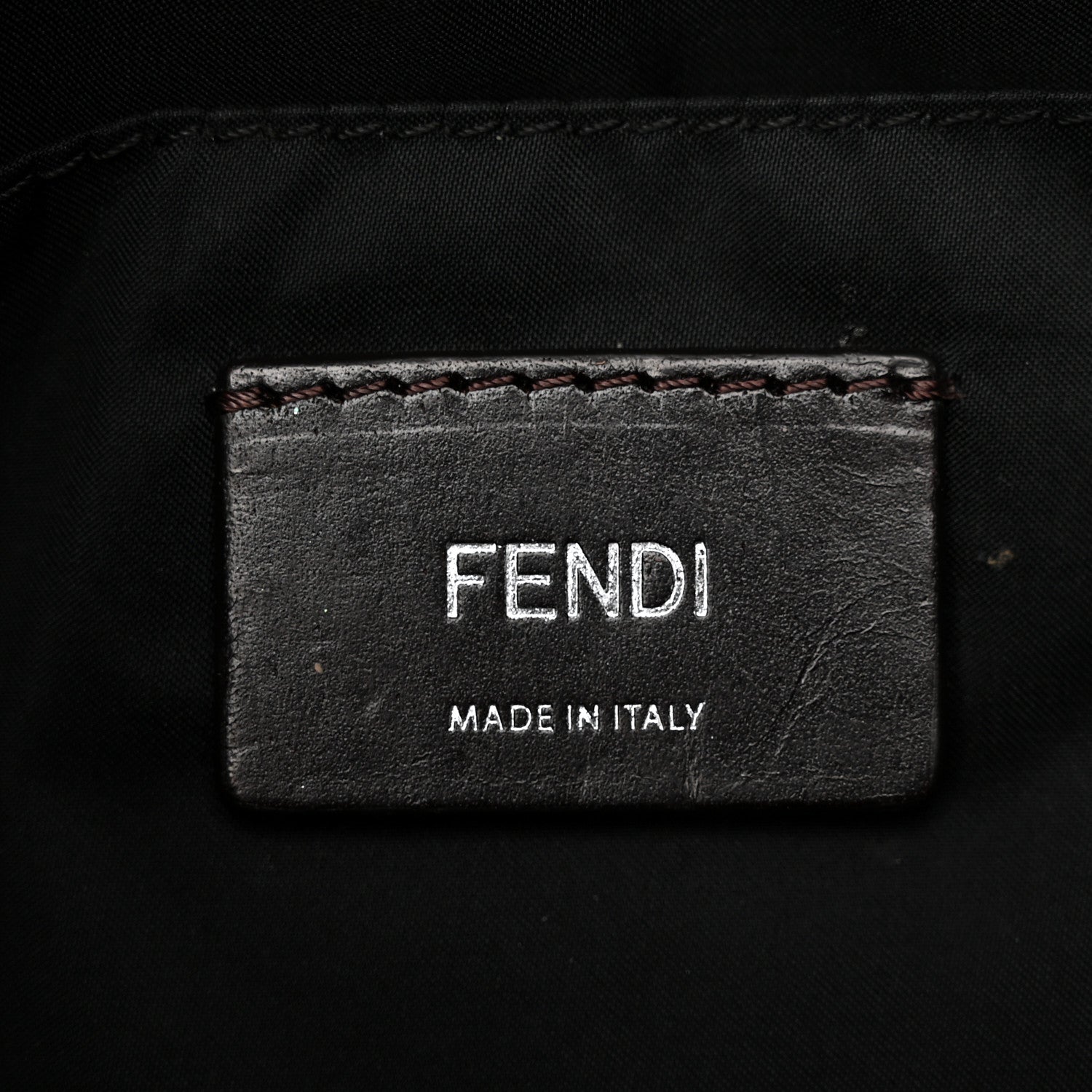 Fendi Nylon FF Monster Diaper Bag Black Multicolor 7 of 13