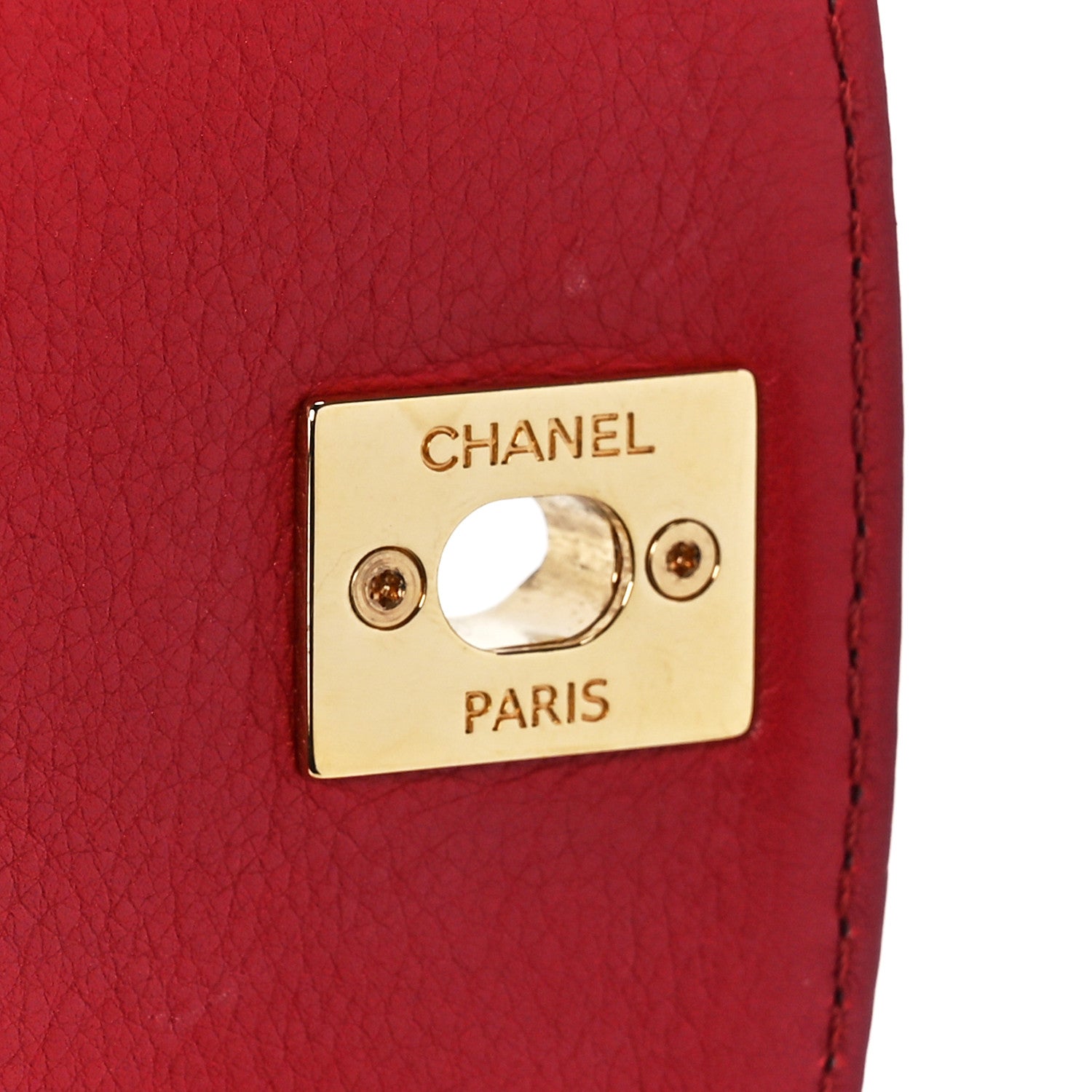 Chanel Calfskin Quilted Small Underline Flap Red 6 of 12