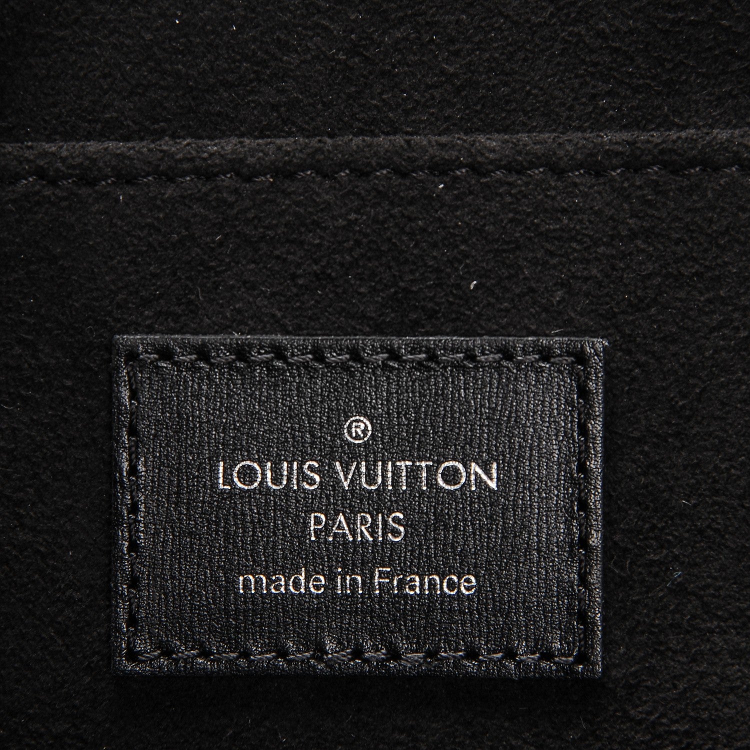 Louis Vuitton Calfskin Souple Pochette Jour PM Black 6 of 6