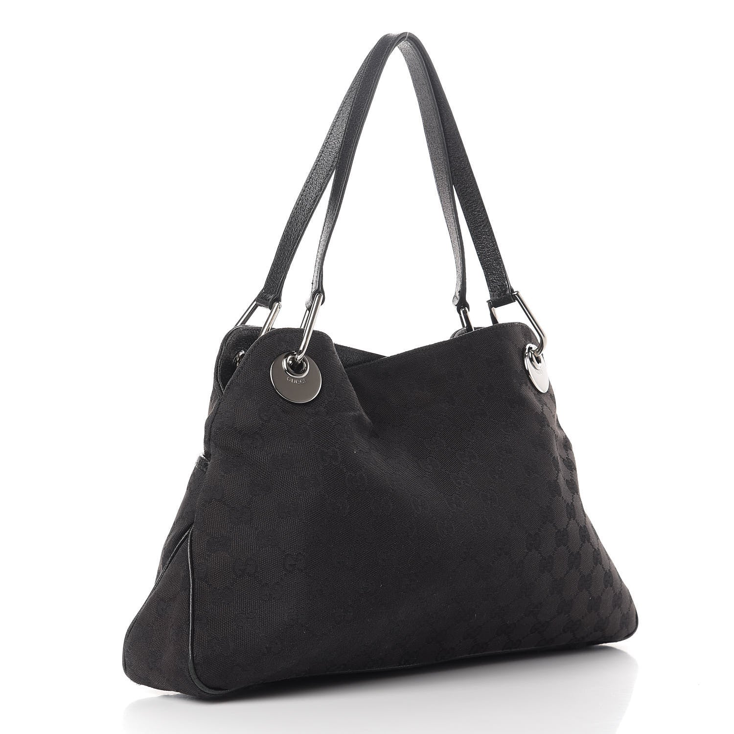 Gucci Monogram Medium Eclipse Shoulder Bag Black 3 of 10