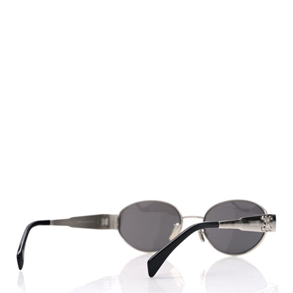 Celine Metal Triomphe 01 Sunglasses CL40235U Silver Black 4 of 7