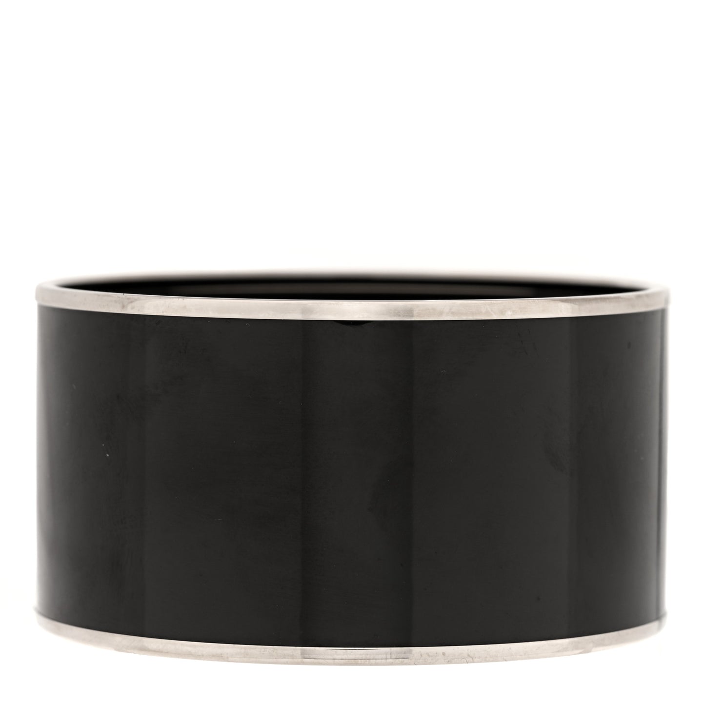 Enamel Printed Extra Wide Caleche Bracelet 70 Black