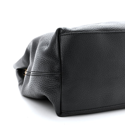 Gucci Pebbled Calfskin Medium Soho Chain Shoulder Bag Black 10 of 12