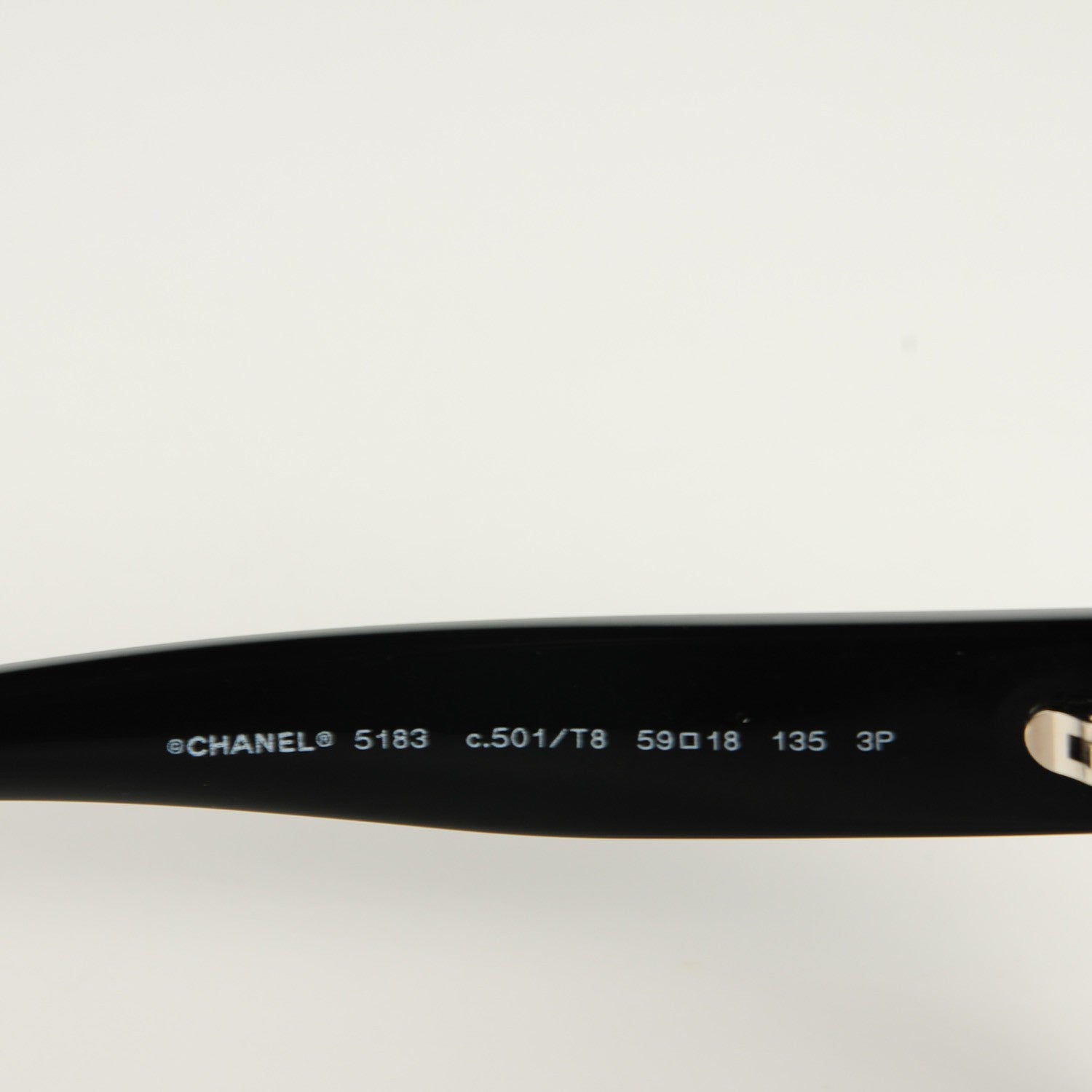 Chanel CC Polarized Sunglasses 5183 Black 5 of 8