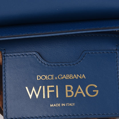 Dolce & Gabbana Calfskin Media Wifi Shoulder Bag Blue 7 of 9