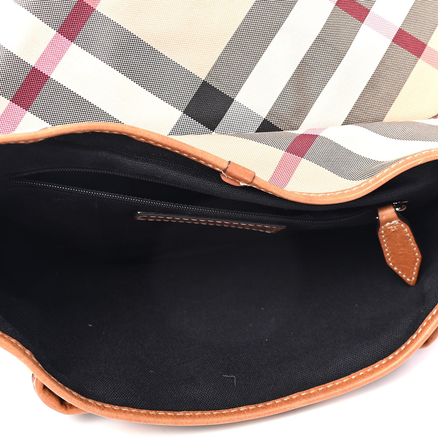 Burberry Nova Check Messenger Bag Brown 4 of 4