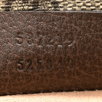 Gucci GG Supreme Monogram Large Rajah Chain Clutch Brown 7 of 8