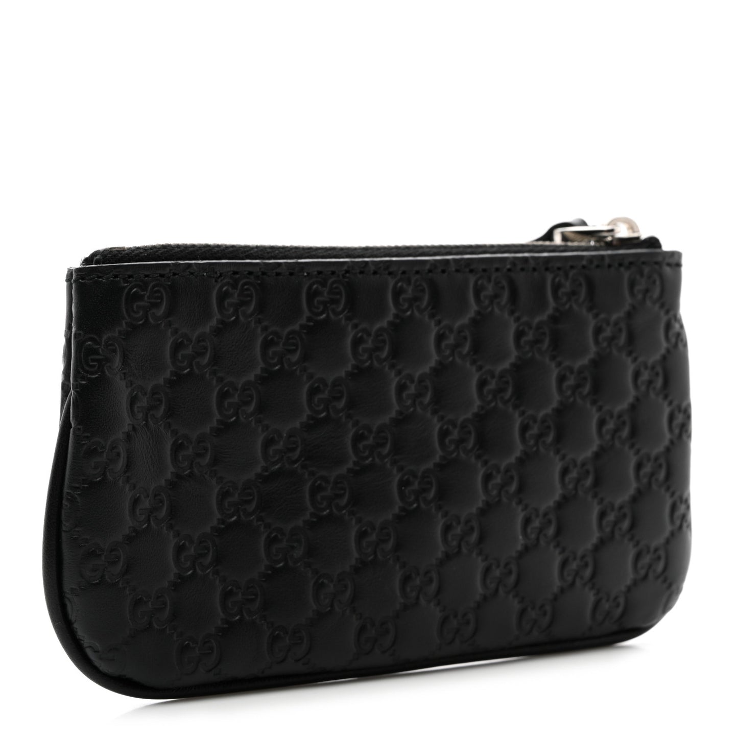 Microguccissima Key Ring Coin Case Black