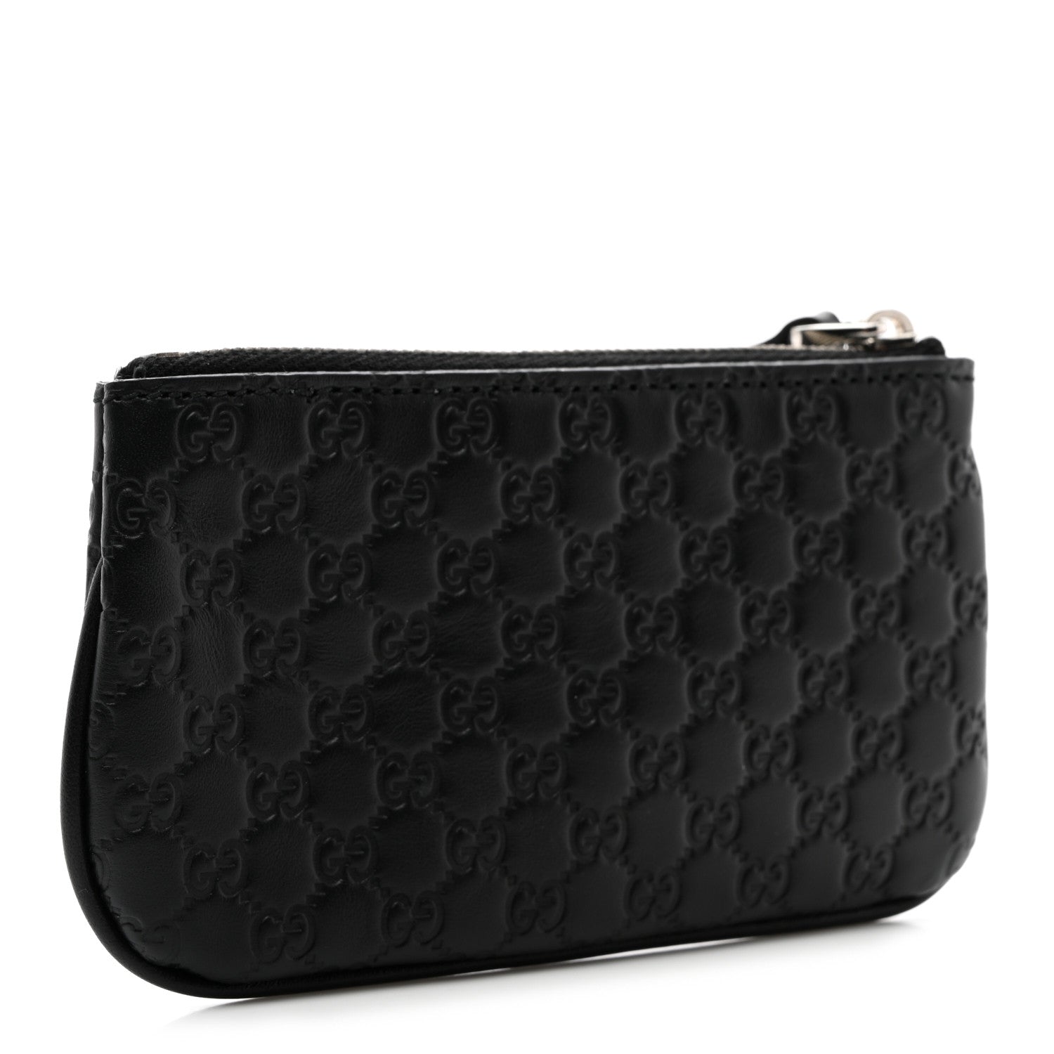 Gucci Microguccissima Key Ring Coin Case Black 3 of 7