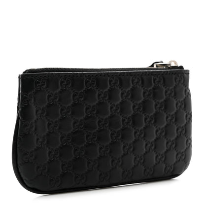 Gucci Microguccissima Key Ring Coin Case Black 3 of 7