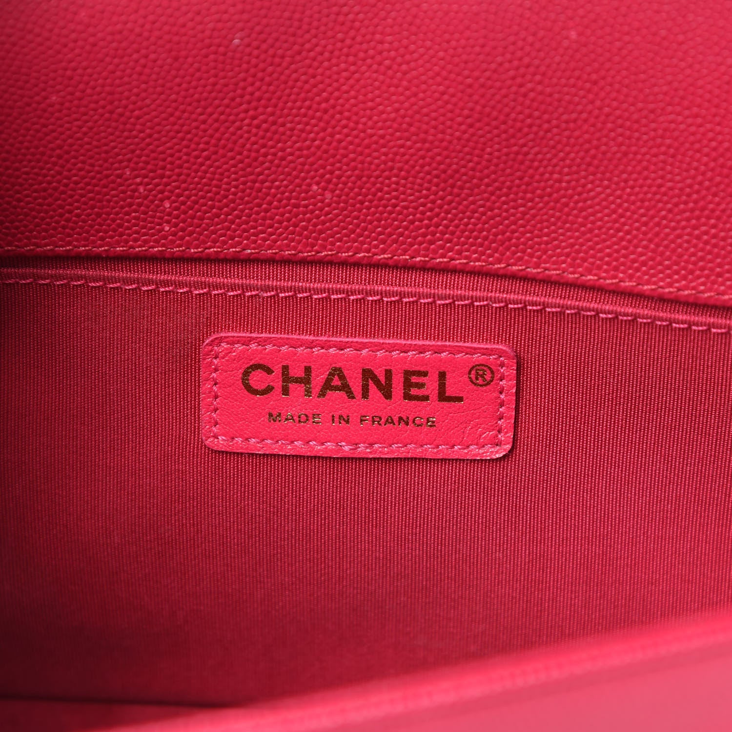 Chanel Caviar Quilted Medium Boy Flap Fuchsia 6 of 15