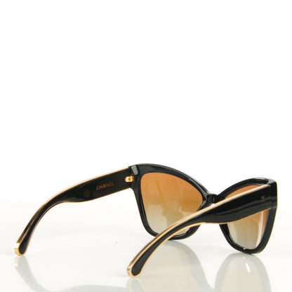 Chanel Acetate CC Cat Eye Sunglasses 5271 Black 3 of 6