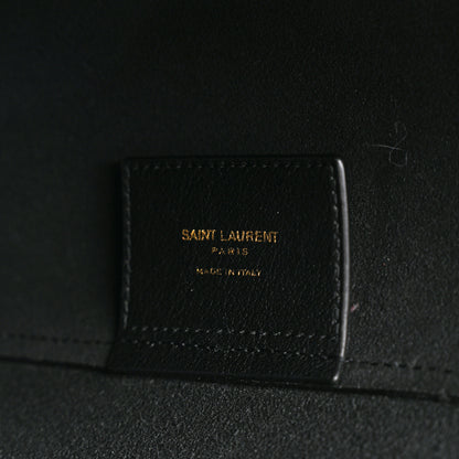 Saint Laurent Calfskin Large Shopping Tote Black 6 of 15
