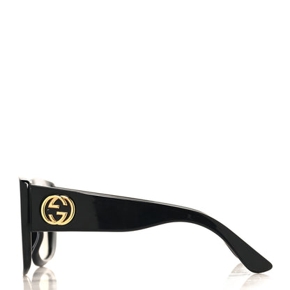 Gucci Acetate Square Frame Sunglasses GG0141S Black 3 of 7