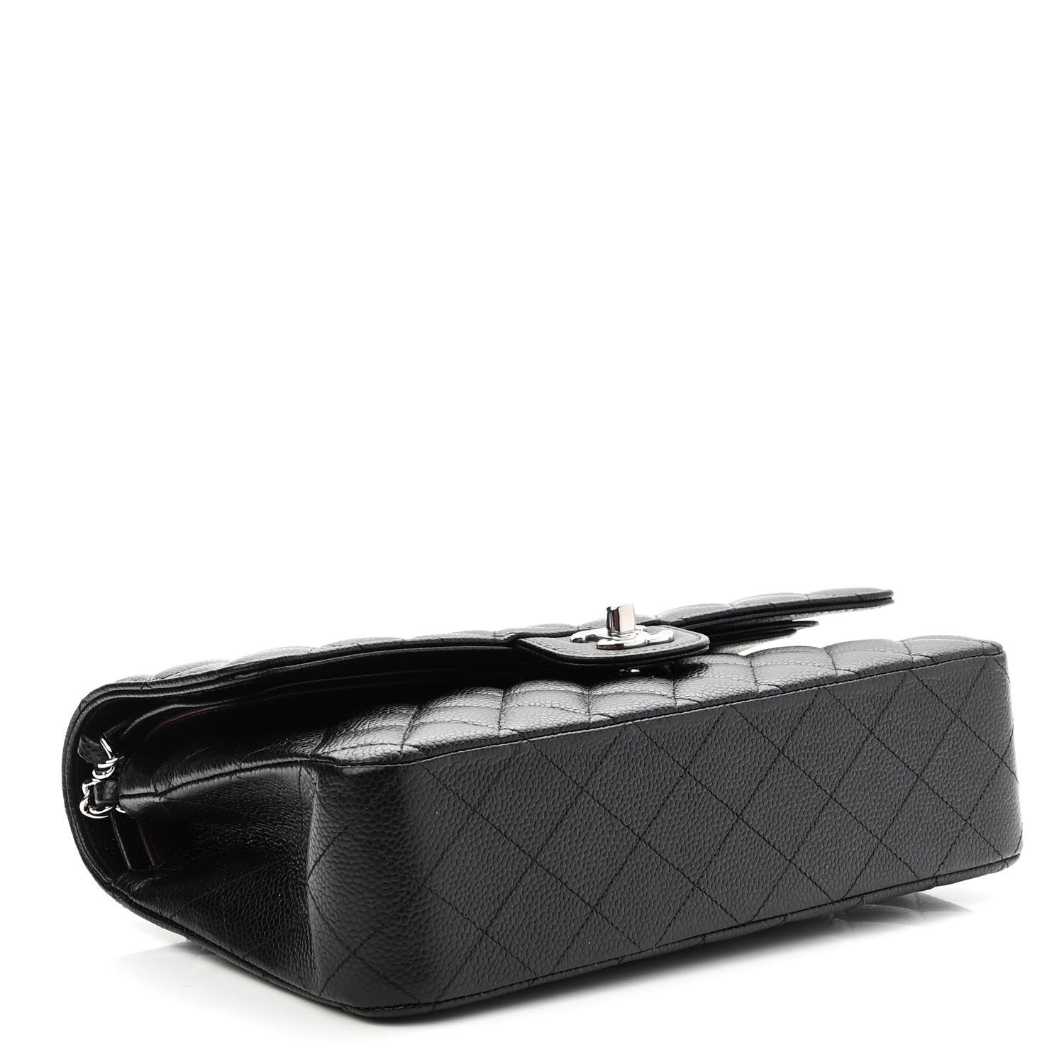 Chanel Caviar Quilted Medium Double Flap Black 3 of 8