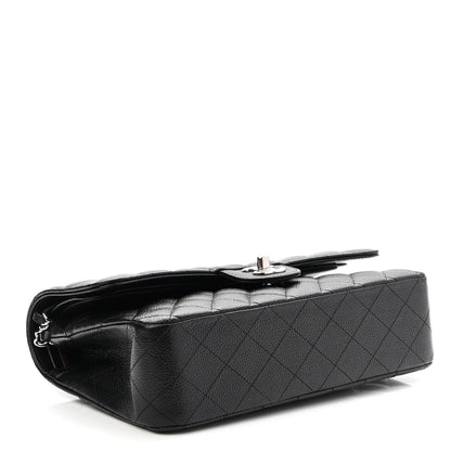 Chanel Caviar Quilted Medium Double Flap Black 3 of 8