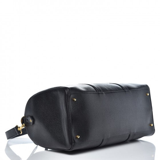Caviar Timeless CC Duffel Bag Black