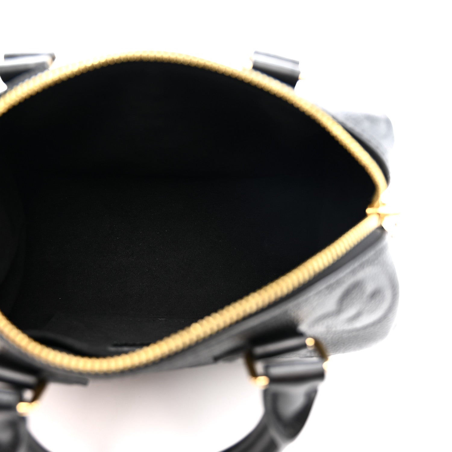 Louis Vuitton Empreinte Monogram Giant Speedy Bandouliere 20 Black 5 of 9