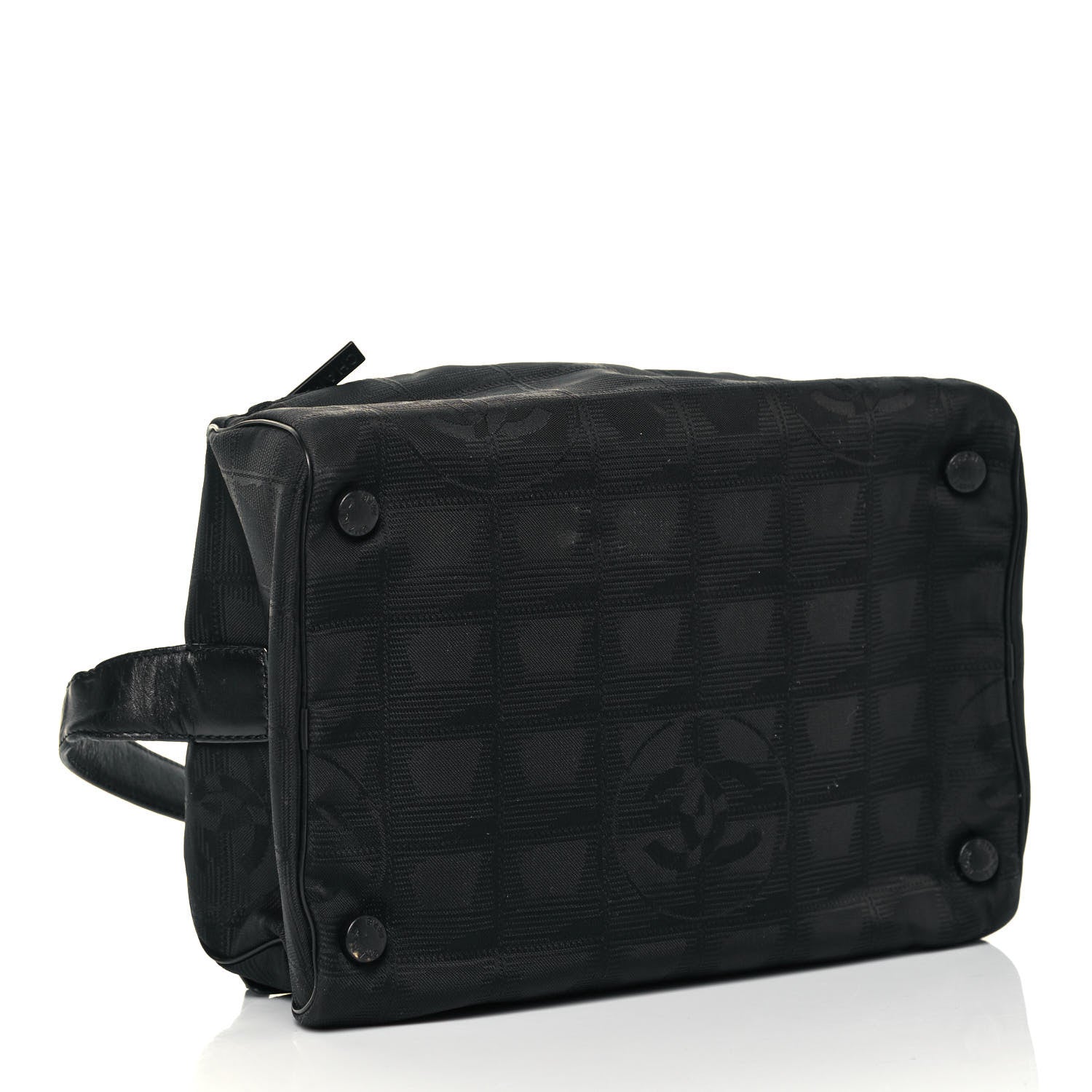 Chanel Nylon Travel Cosmetic Case Black 4 of 10