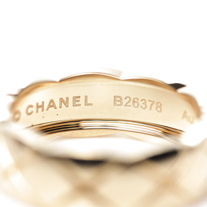 Chanel 18K Yellow Gold Small Coco Crush Ring 54 7 7 of 7