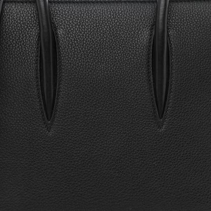 Christian Louboutin Calfskin Empire Patent Studded Small Paloma Black 6 of 8