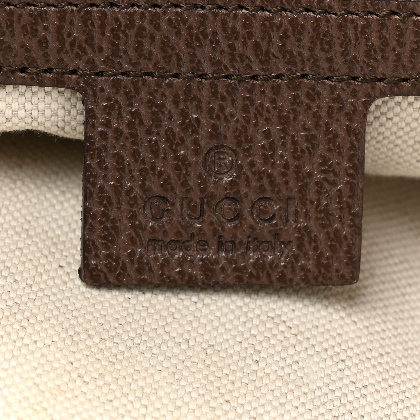 GG Supreme Monogram Web Small Ophidia Half Moon Hobo Brown